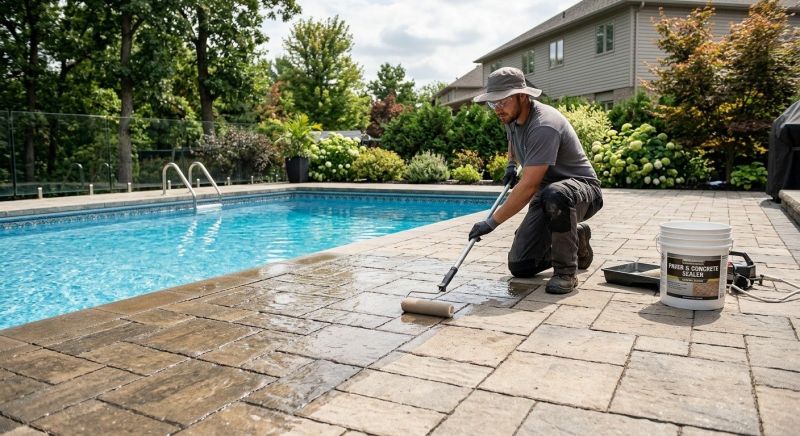 Flagstone Sealing in Kansas City, KS